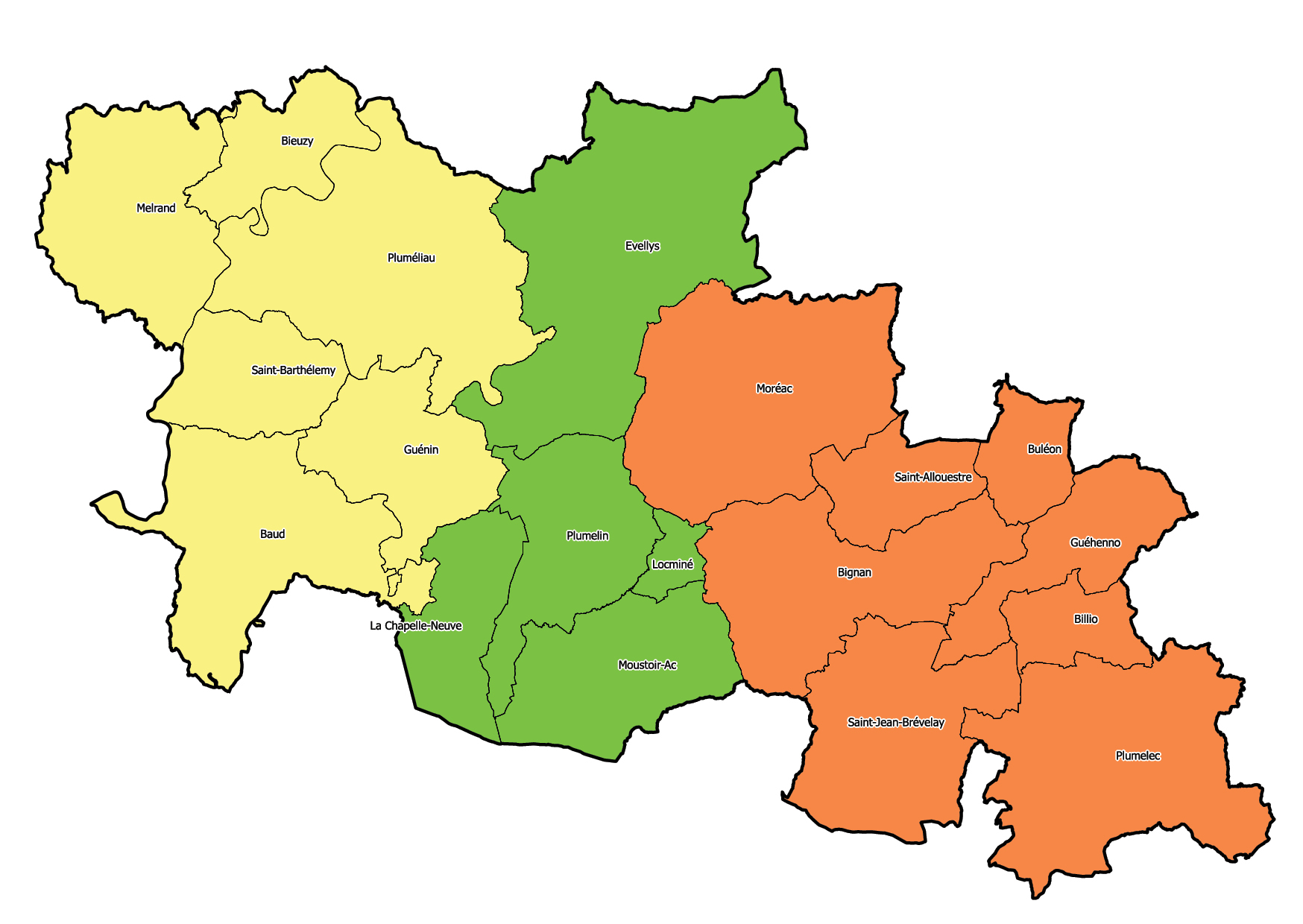 Carte du territoire