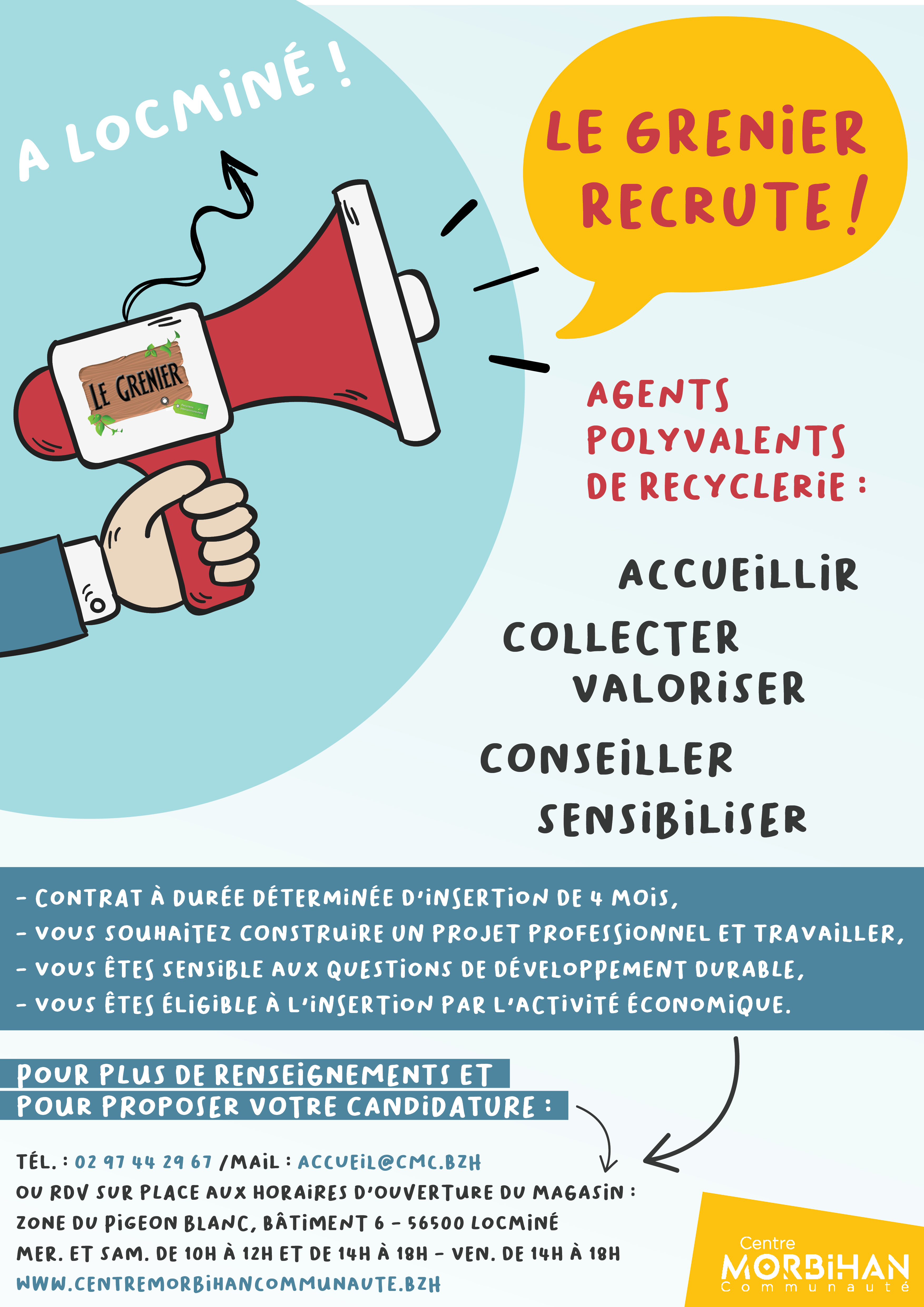 le grenier recrute